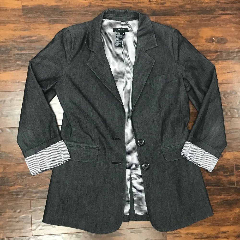 LIGHT Dark Grey Blazer